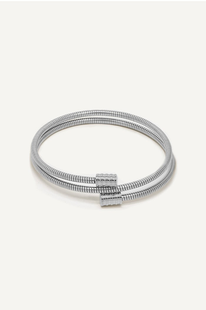 Faceted Bead Stretch Bracelet Set-Multi