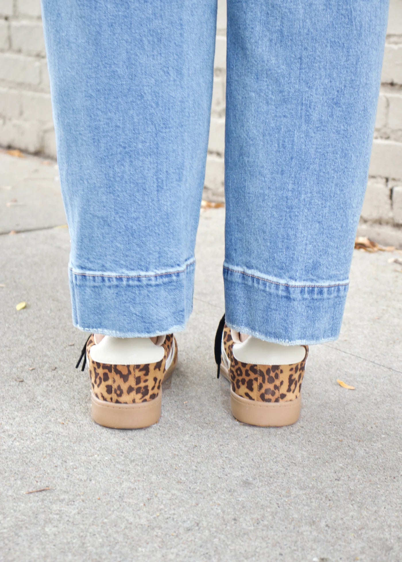 Galton Cheetah Sneakers-Brown Beige