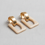 Geometric Square Hoop Earrings