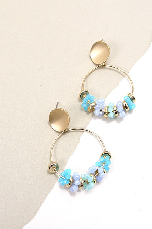 Madeline Earrings-Blue