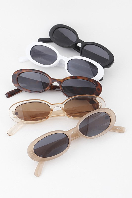 Andi Classic Oval Tinted Sunglasses