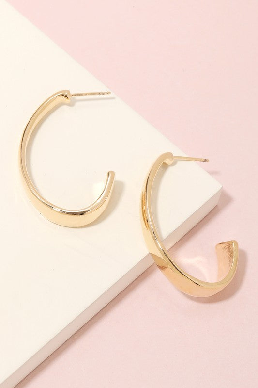 Olive Earrings-Gold