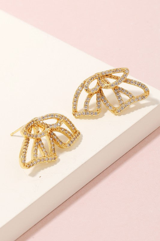 Lily Earrings-Gold