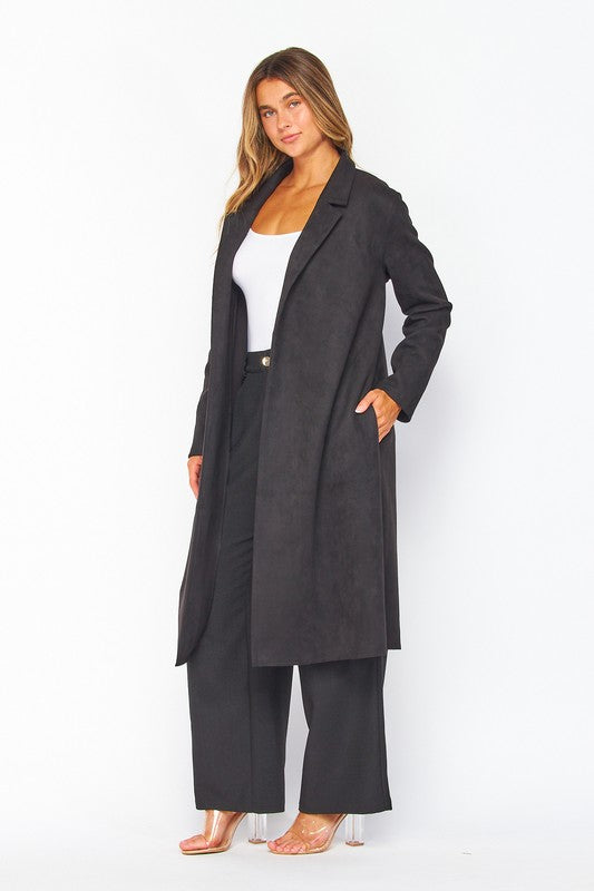 Gabrielle Coat-Black - Erma Jean