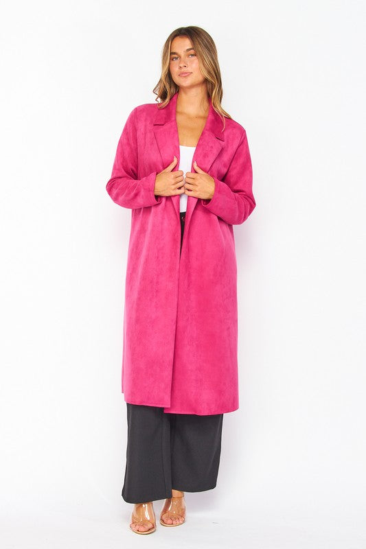 Gabrielle Coat-Magenta - Erma Jean