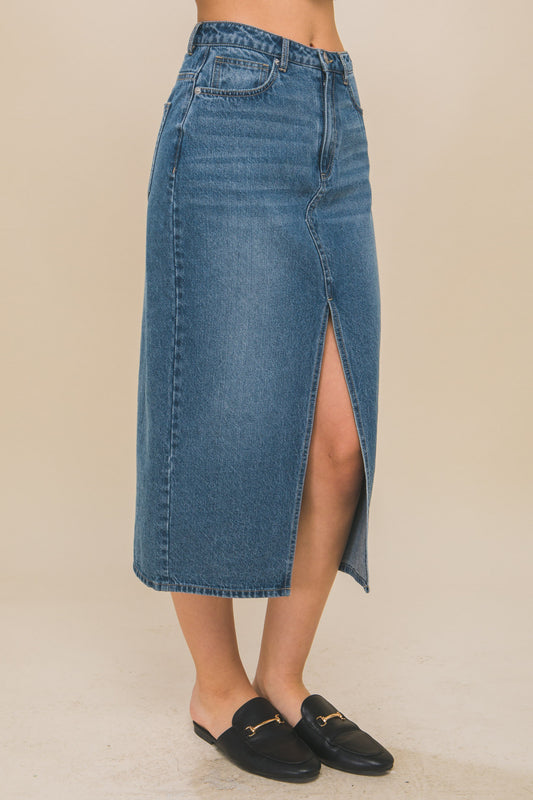 Saylor Denim Skirt-Medium