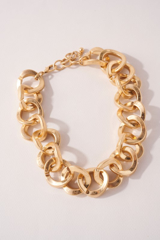 Parker Chain Necklace-Gold