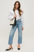 Mabel Bucket Bag-Black Ivory