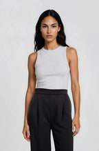 Jasmine Pleated Pants-Black Knit