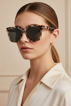 Polarized Square Sunglasses-Multi