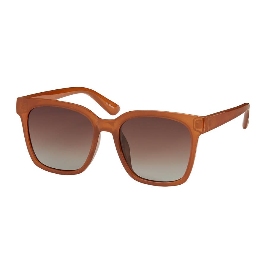 Polarized Square Sunglasses-Multi