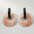 Vintage Interlocking Circle Earrings