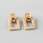 Geometric Square Hoop Earrings