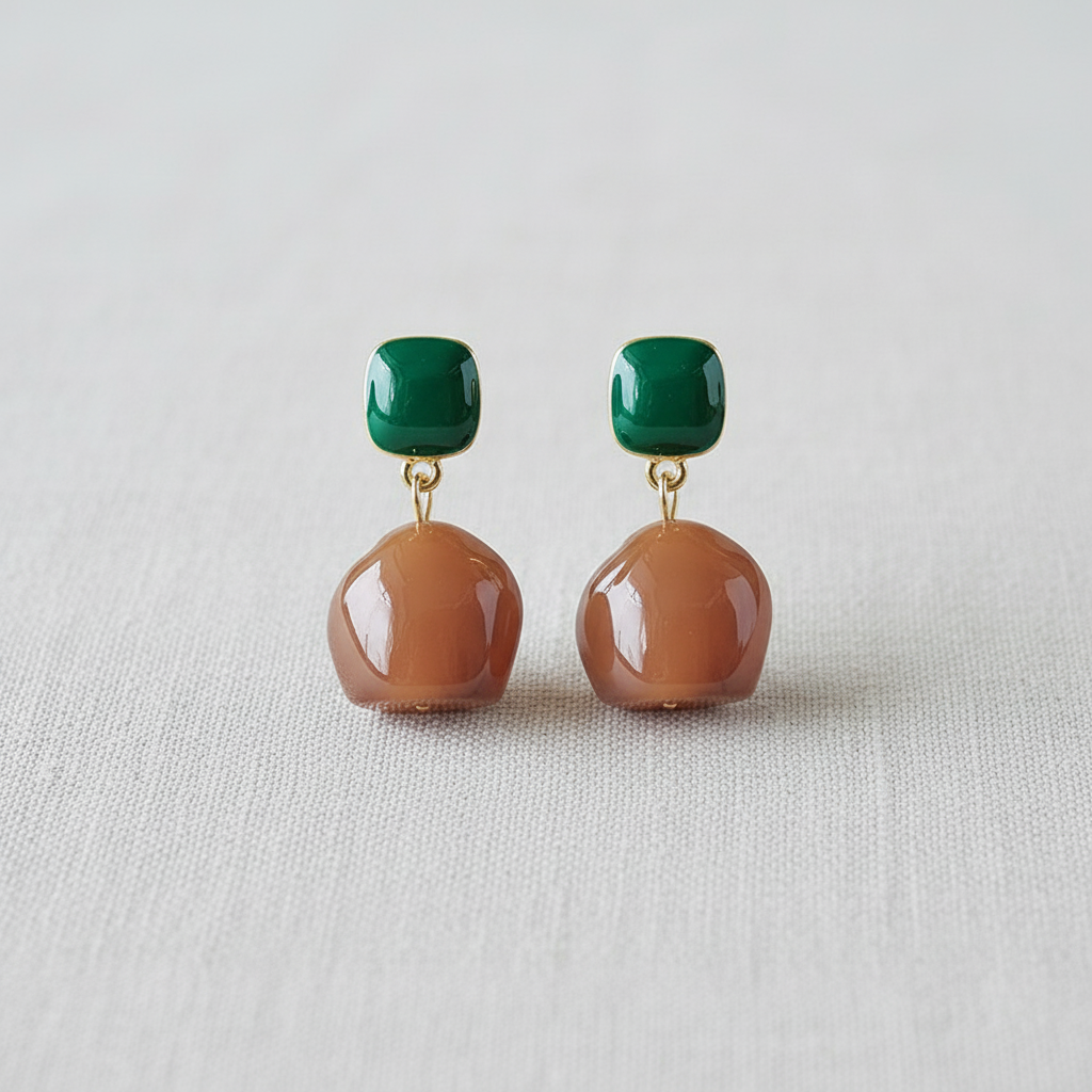 Retro Geometric Earrings