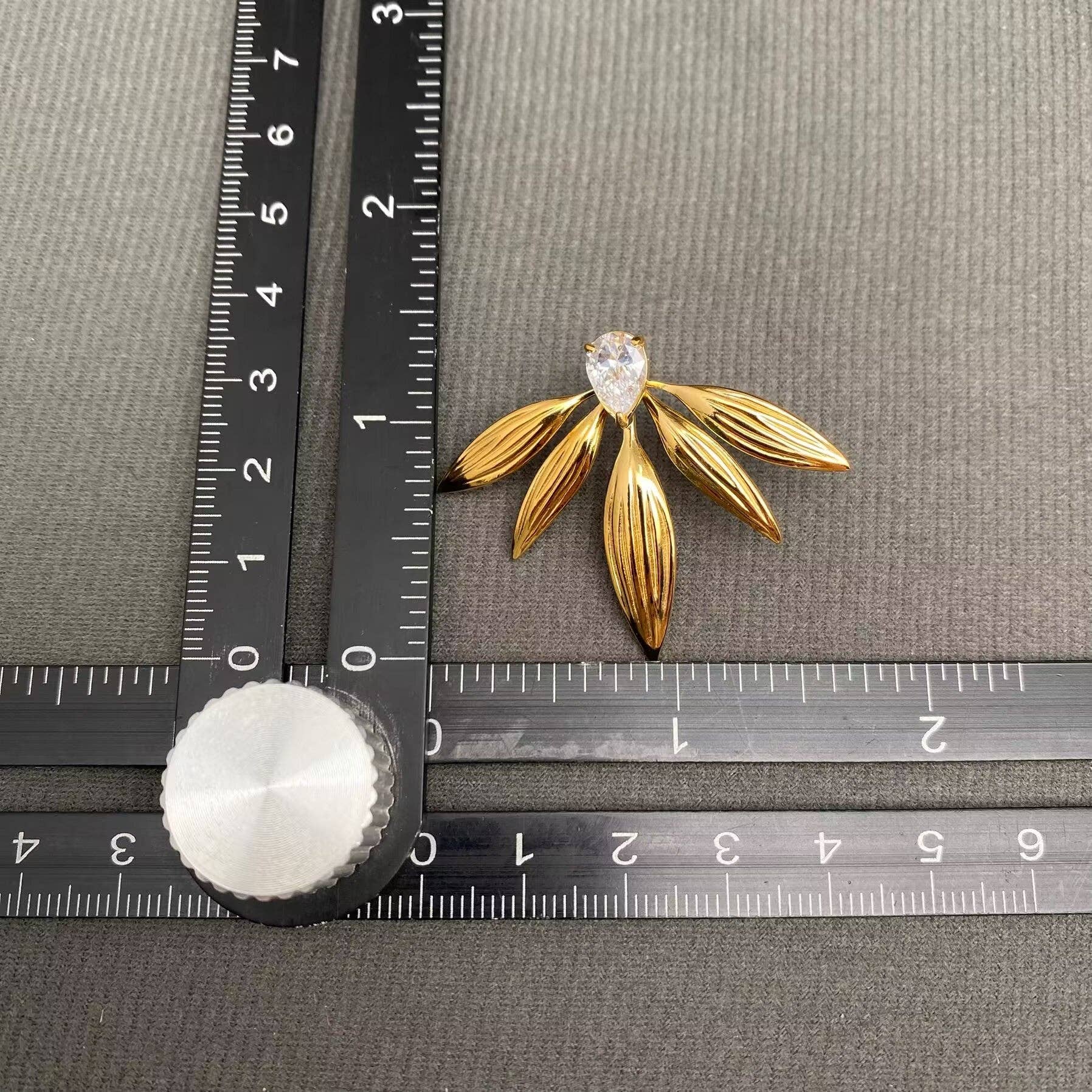 Palona Zircon Inlaid Earrings