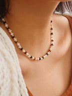 Arrow Non-Tarnish Boho Beaded Necklace- 18K Gold Plated