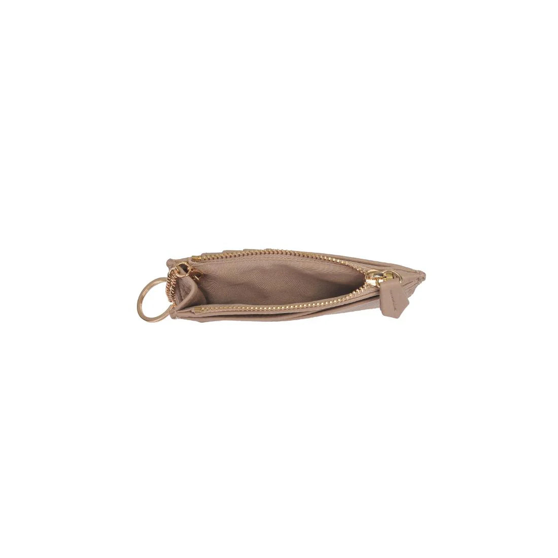 Adriana Card Holder-Natural Vegan Leather