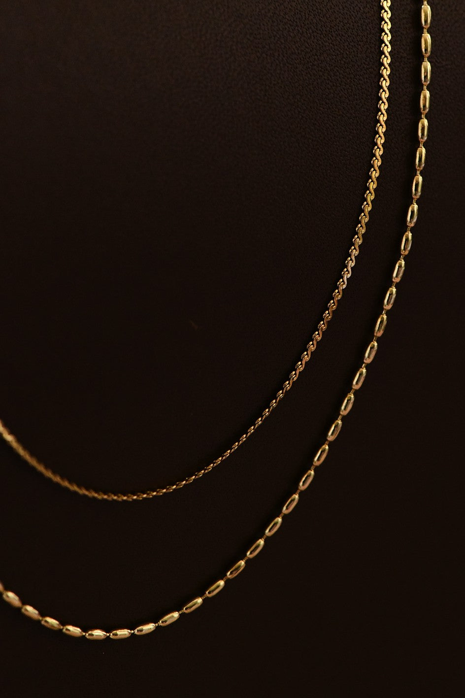 18k Non-Tarnish Multi Layer Chain Necklace