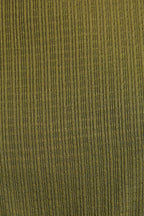 Women's olive green knit fabric featuring comfort and style