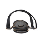 Vegan Leather Crossbody-Black