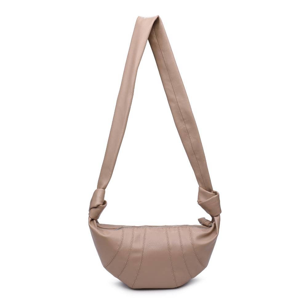 Croissant Shape Crossbody-Natural