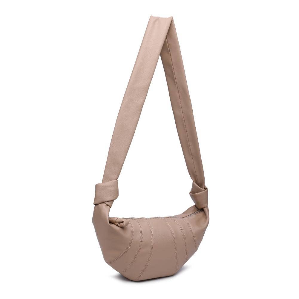 Croissant Shape Crossbody-Natural