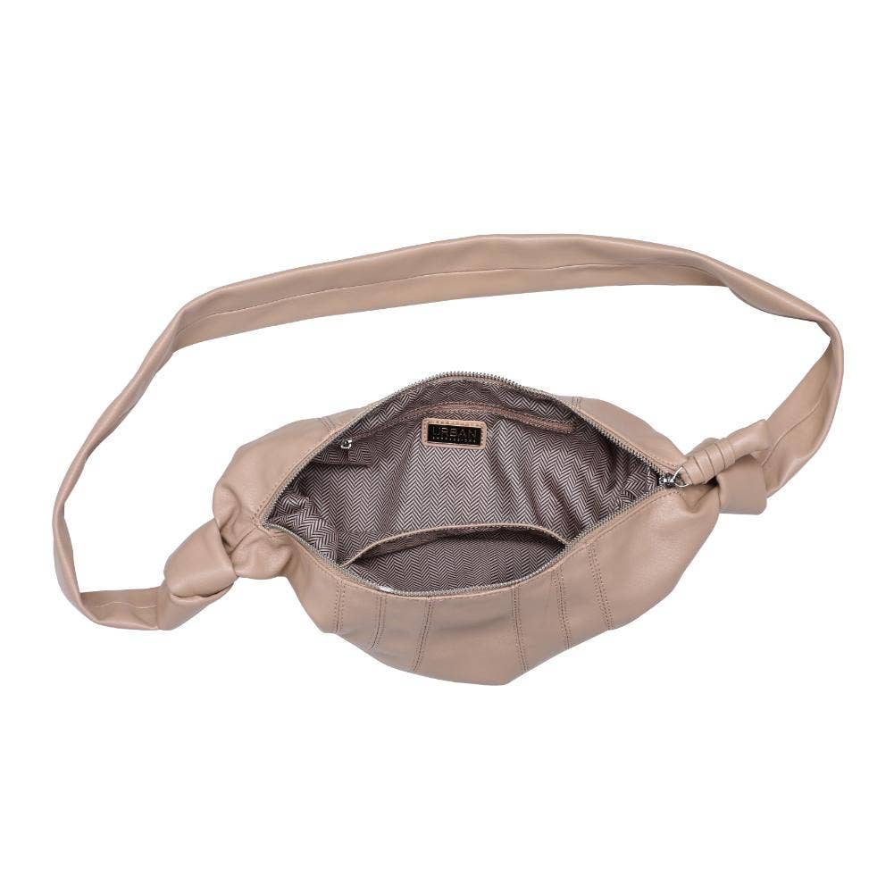 Croissant Shape Crossbody-Natural