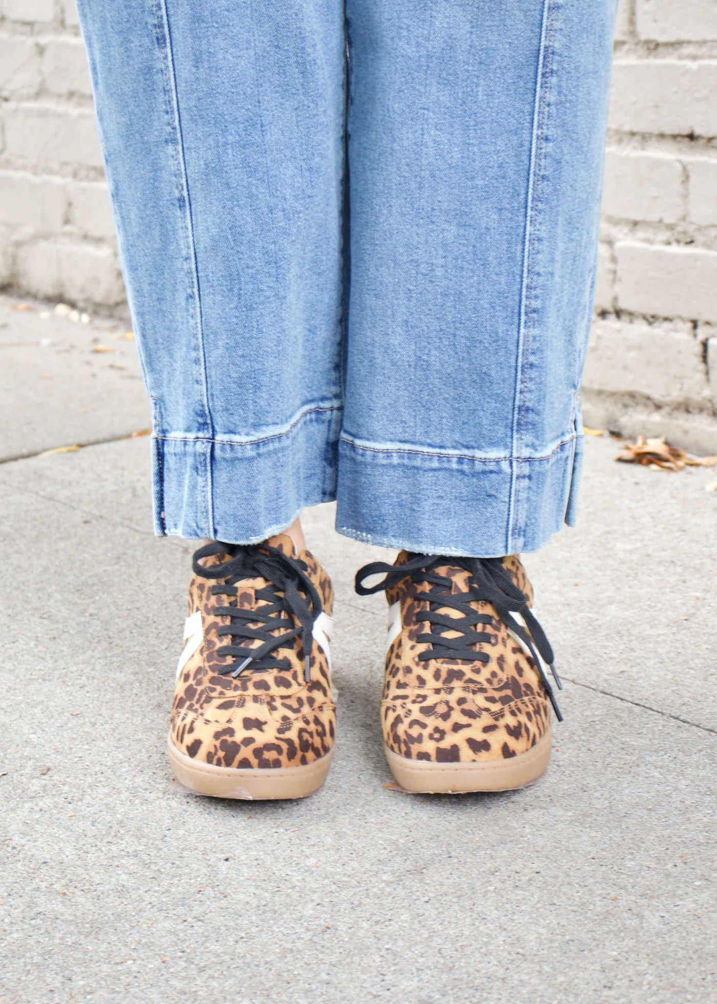 Galton Cheetah Sneakers-Brown Beige