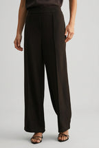 Charley Pintuck Front Seam Pants-Chocolate Blend