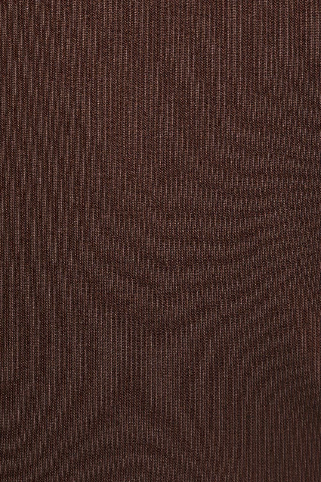 Women's brown knit fabric