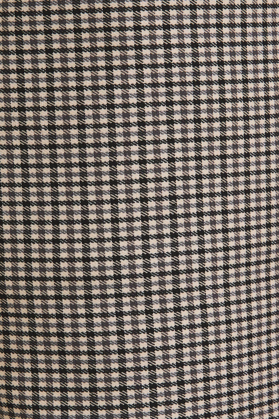 Close-up of a black and gray checkered pattern fabric