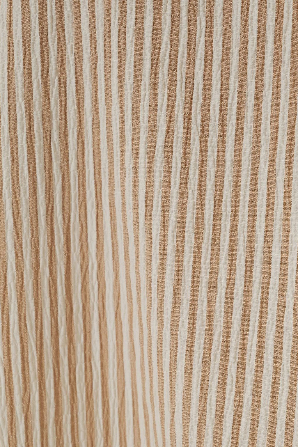Close up of striped fabric
