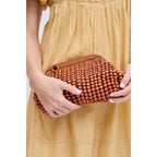 Beaded Clutch-Brown