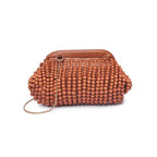 Beaded Clutch-Brown