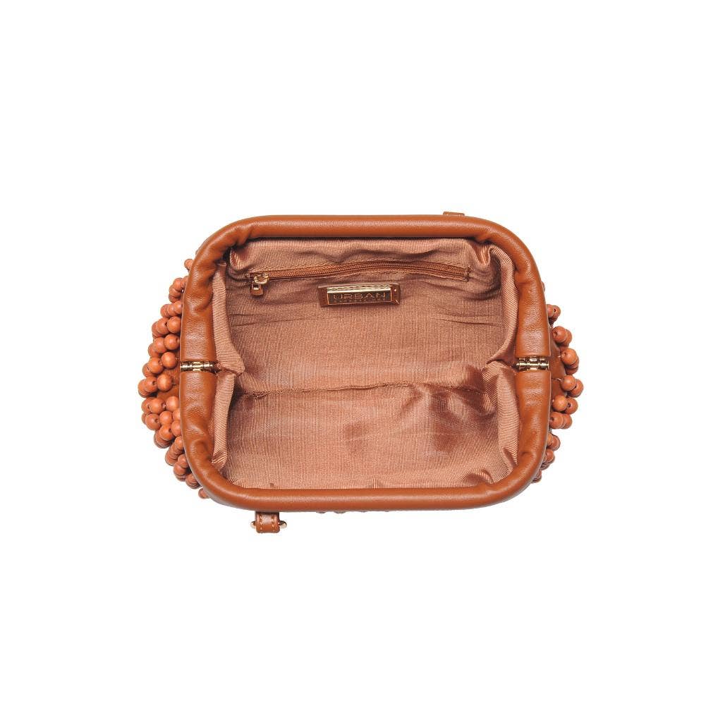 Beaded Clutch-Brown