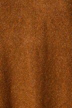 Close-up of camel knit fabric