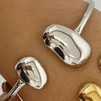 18K Non-Tarnish Round Thin Bracelet-Silver