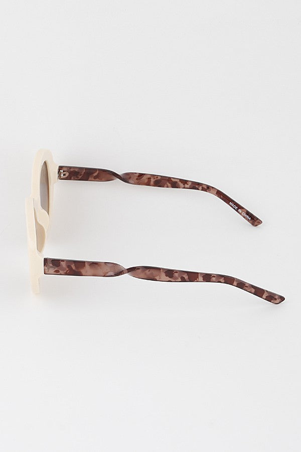 Minimal Round Sunglasses-Multi