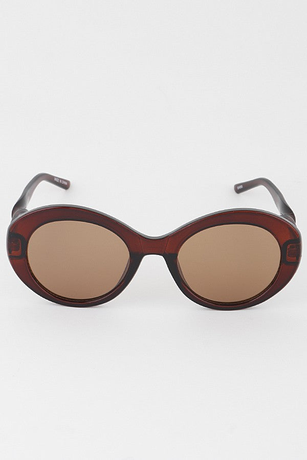 Minimal Round Sunglasses-Multi