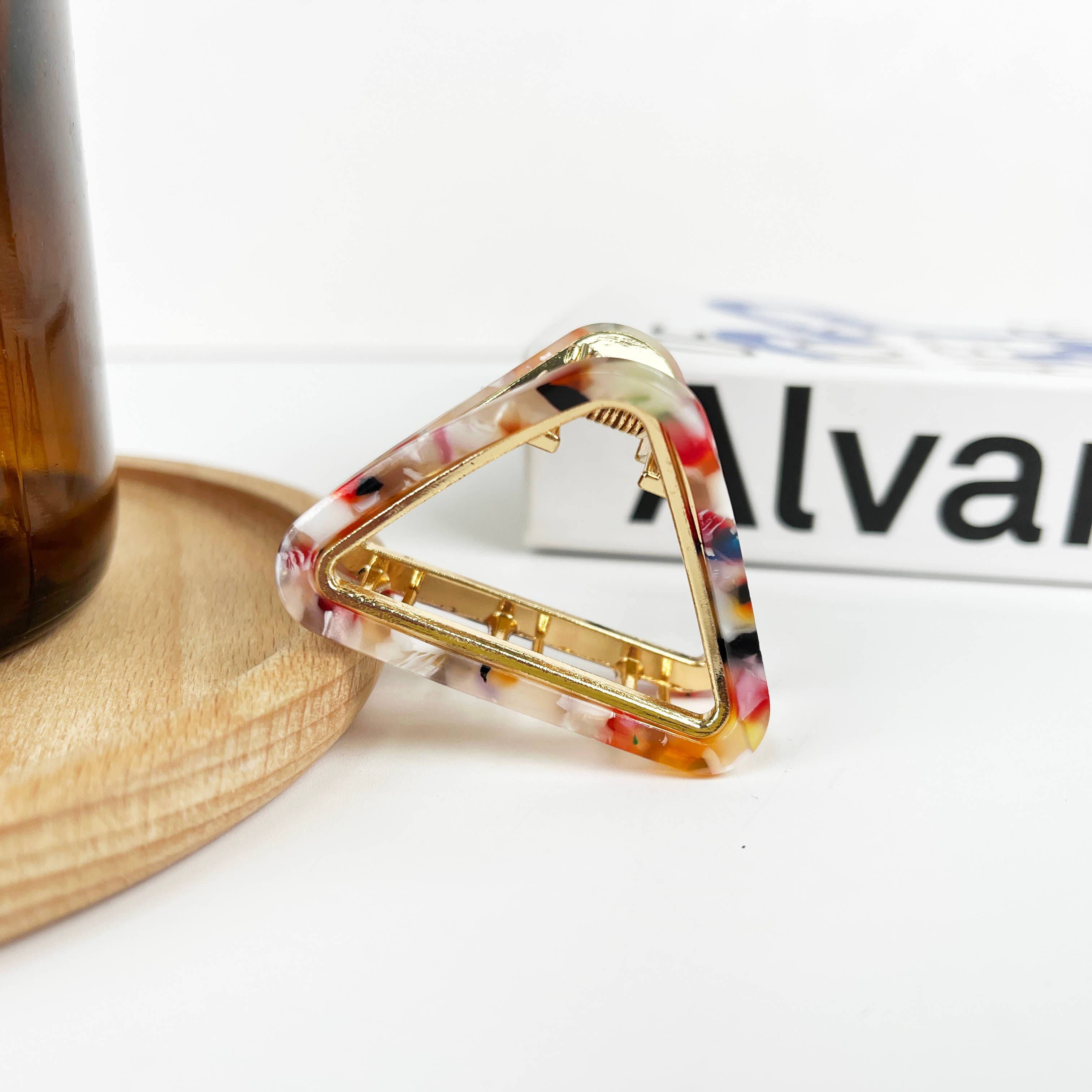 Minimalist Triangular Claw Clip-Multi