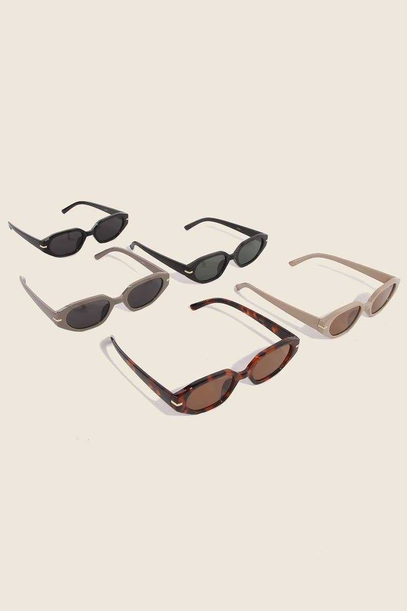 Oval Sunglasses-Multi