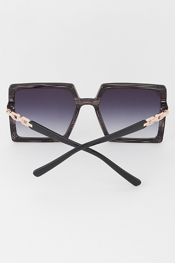 Oversized Square Sunglasses-Multi