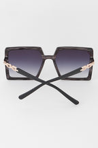 Oversized Square Sunglasses-Multi