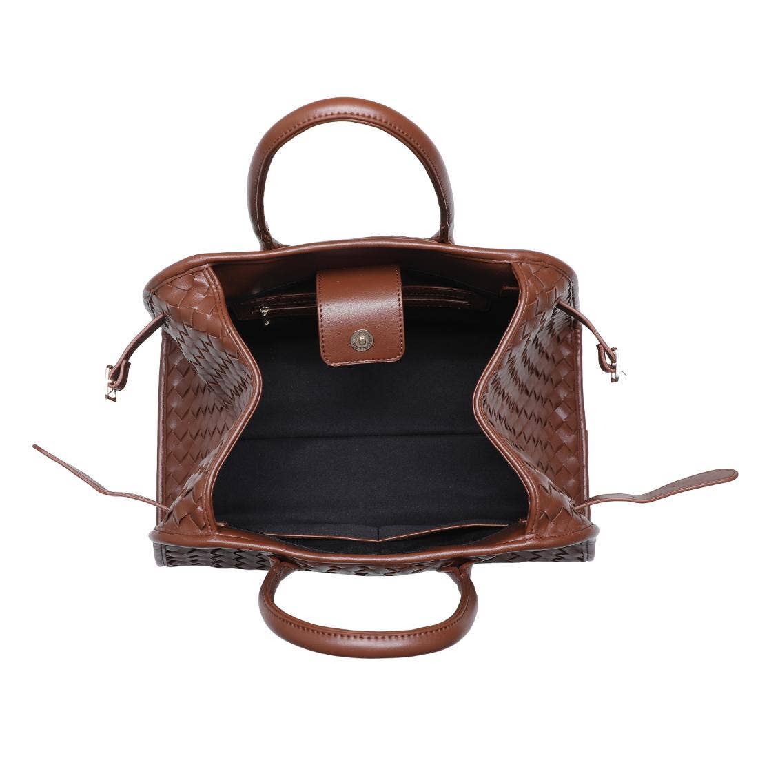 Woven Tote-Brown