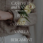 Soy Candle-Cashmere and Vanilla 