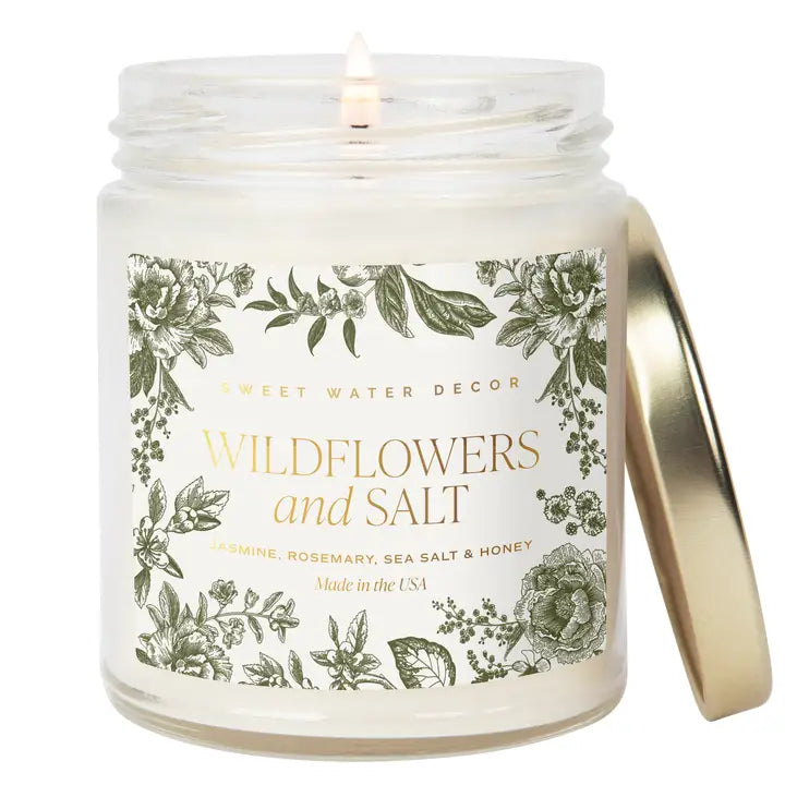 Soy Candle-Wildflowers and Salt