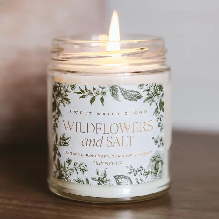 Soy Candle-Wildflowers and Salt
