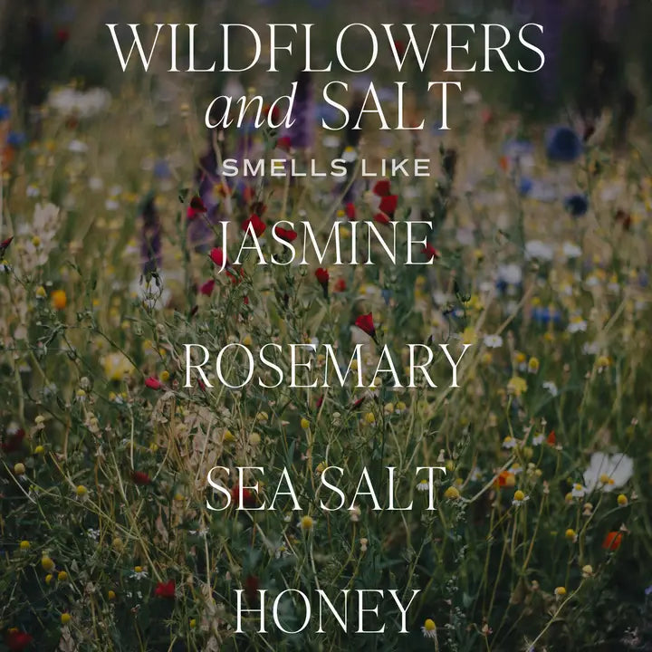 Soy Candle-Wildflowers and Salt