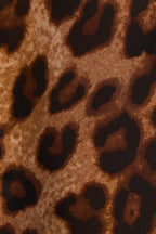 Close-up of a leopard print fabric