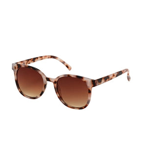 Light tortoise round sunglasses